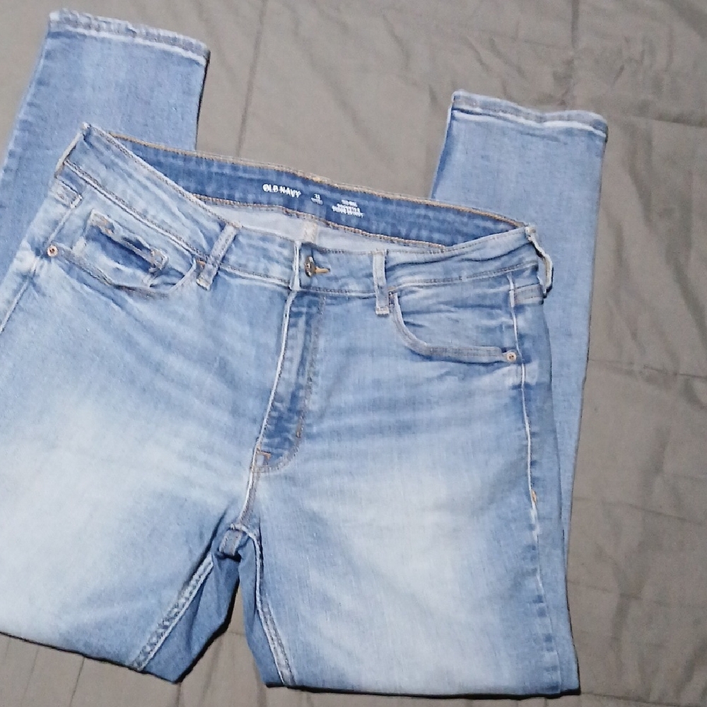 Old Navy Women's Denim Skinny Jeans - Light Blue
